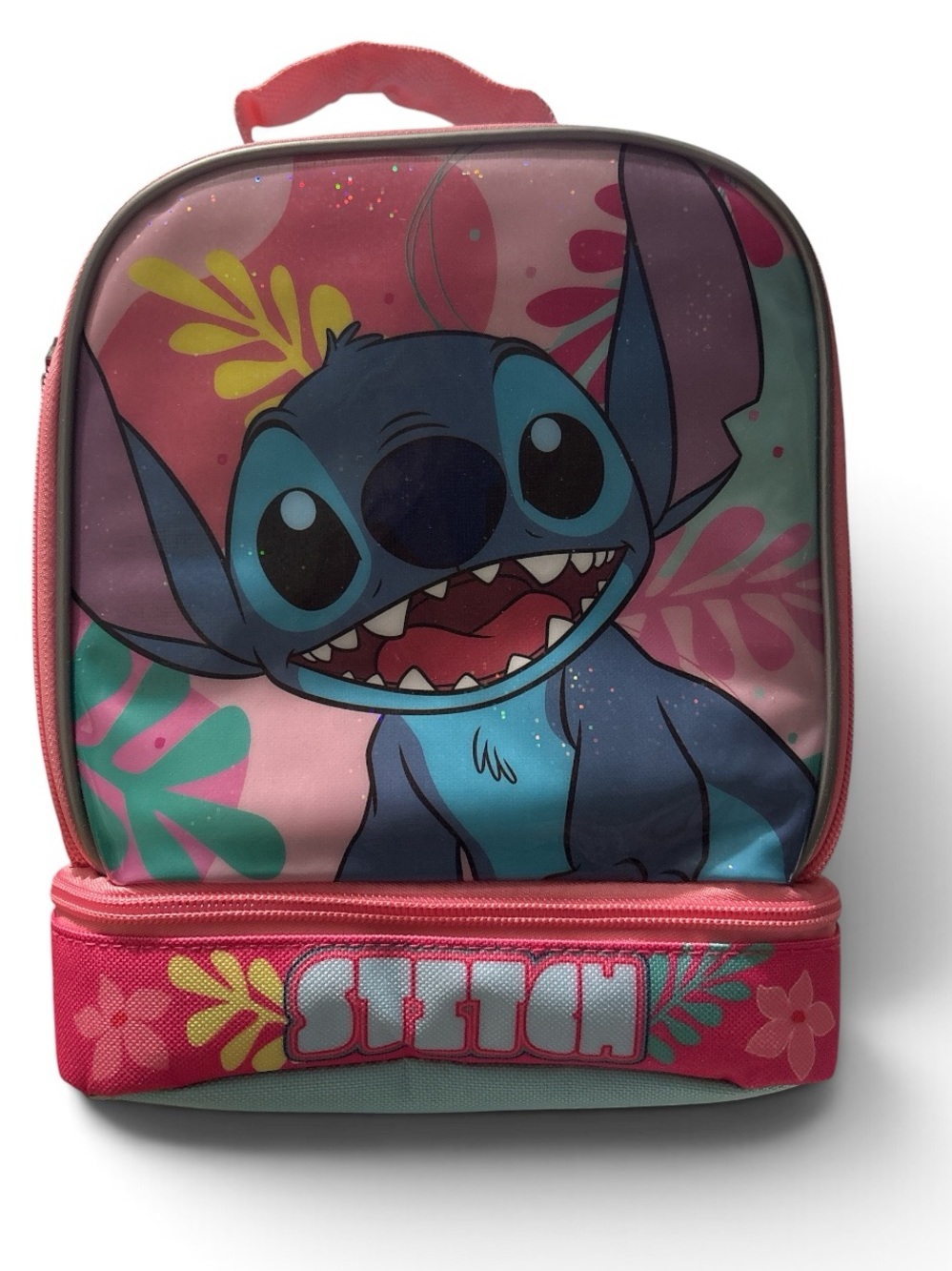 Bioworld Kids Insulated Lunch Bag with Handle – Stitch Drop Bottom Rectangle